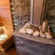 Печь Анапа с боковым подключением в полноценном кожухе из камня Талькохлорит с закрытым верхом