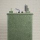 Печь Анапа М2 Печь Анапа в полноценном кожухе из камня Жадеит с открытым верхом