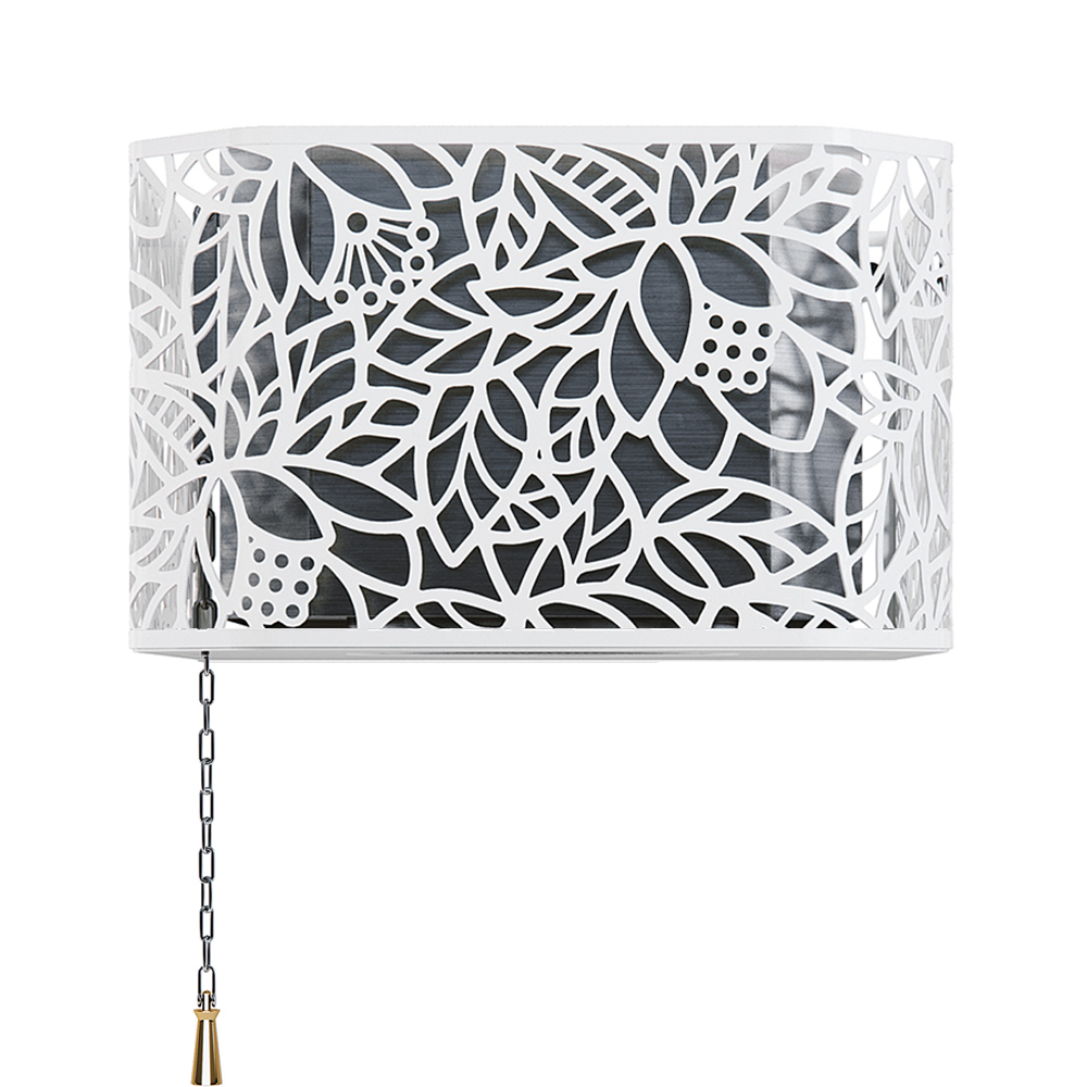Обливное устройство КАСКАД 40 литров в кожухе сетке Хохлома белый