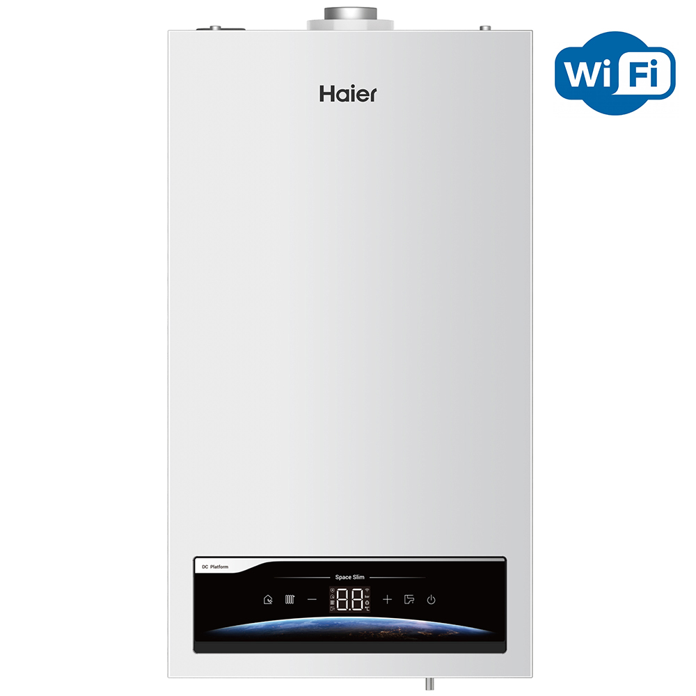Котел Haier SpaceSlim 1.18 TW газовый настенный 18 кВт для отопления 180 м² с дистанционным управлением Wi-Fi
