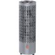 Электрическая печь для сауны Harvia Cilindro Plus PP90, 9 кВт, встроенный пульт, матовая сталь