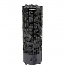 Электрическая каменка Harvia Cilindro PC90 Black Steel с встроенным управлением