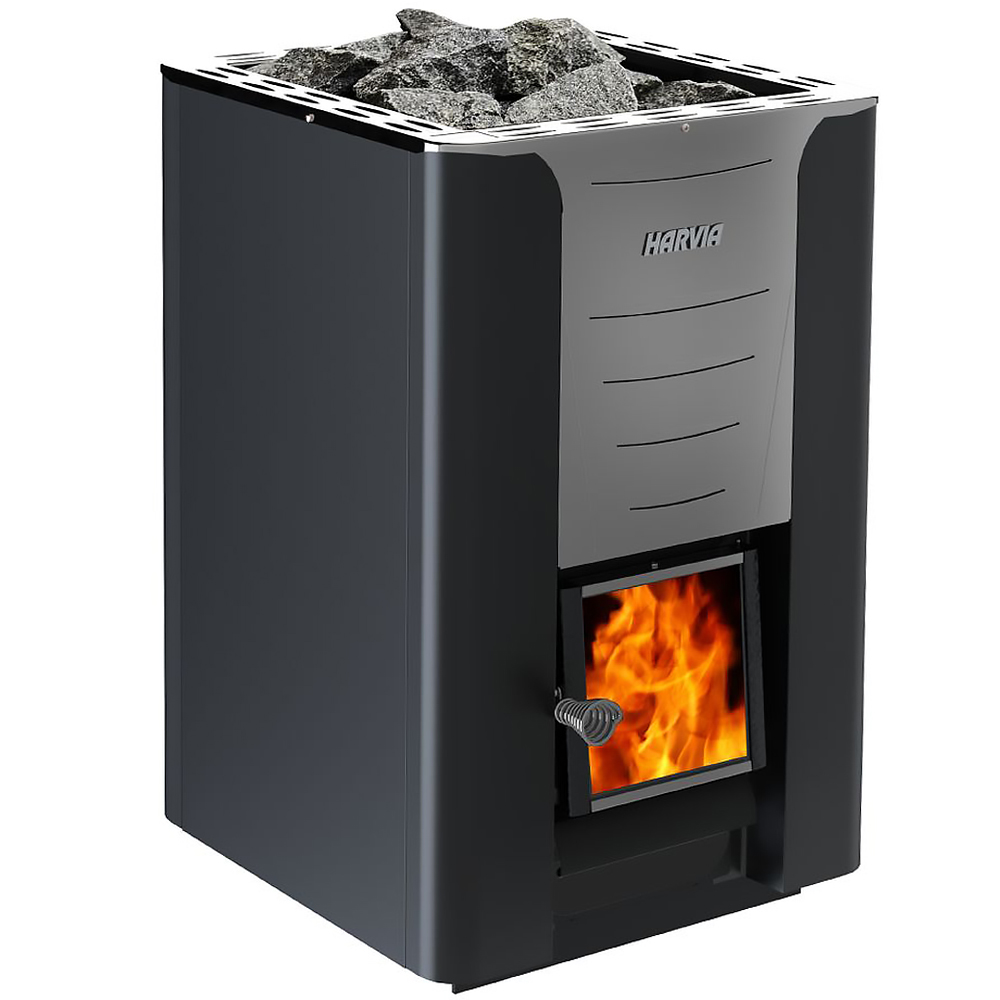 Печь для бани Harvia Pro 36 black без выносной топки парная 14 – 36 м³