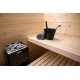 Электрическая печь для сауны Harvia Trendi KIP45 Black, 4,5 кВт, встроенный пульт, черная