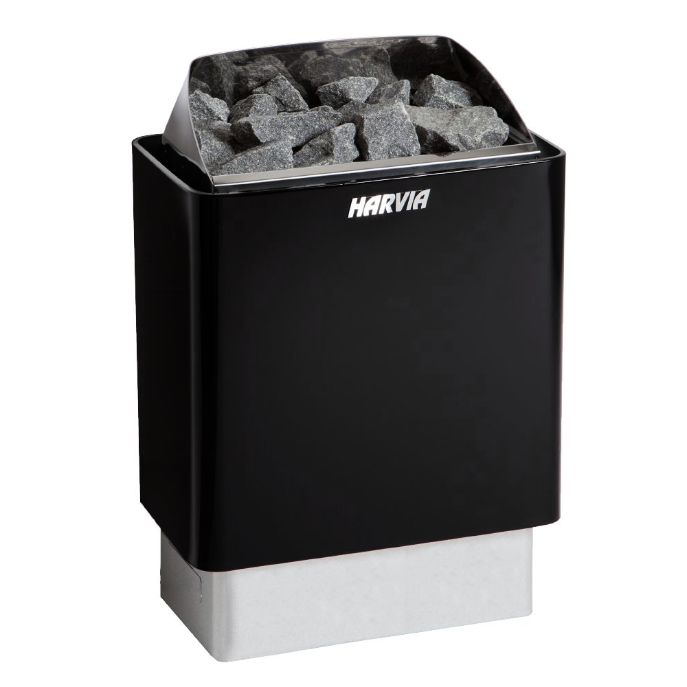 Электрическая печь для сауны Harvia Trendi KIP90E Black, 9 кВт, без пульта, черная