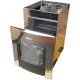 Печь для бани Harvia 22 DUO Steel с выносной топкой парная 8 – 22 м³