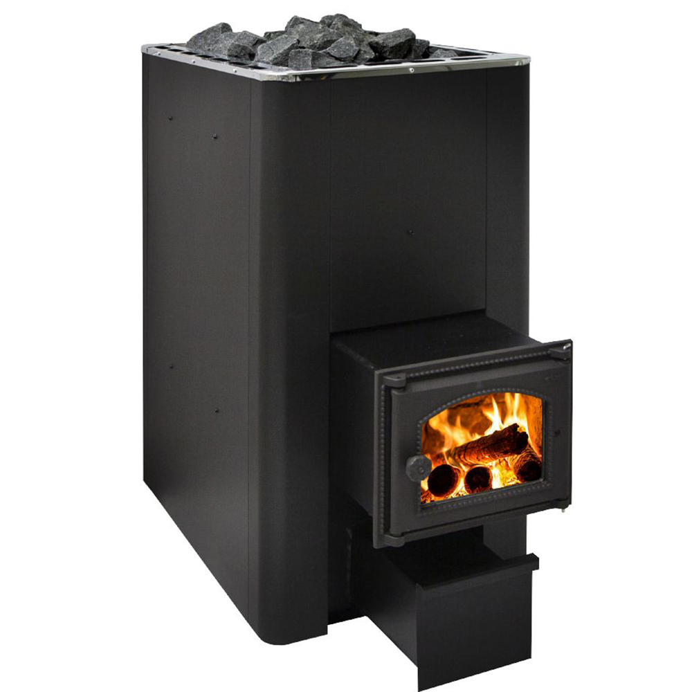 Печь для бани Harvia 50 SL Black с выносной топкой парная 20 – 50 м³