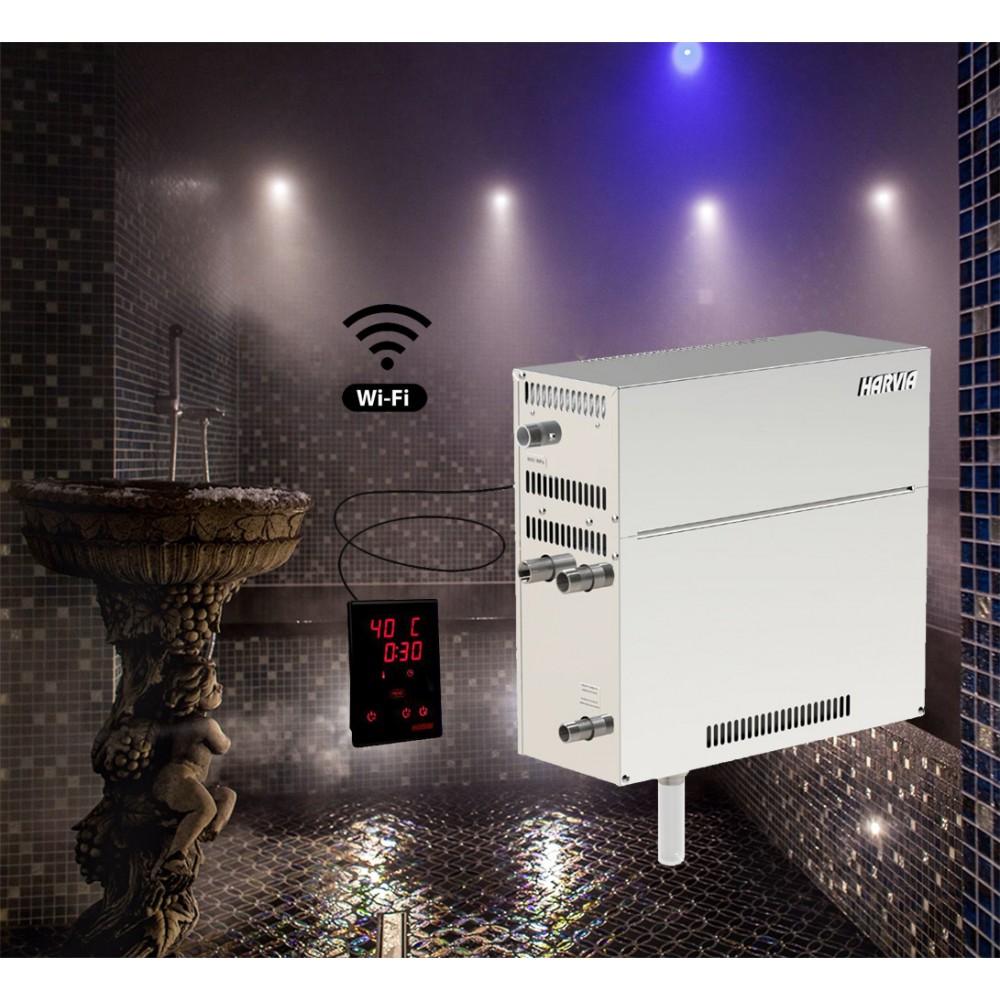 Парогенератор Harvia HGD90XW мощностью 9 кВт, с выносным пультом управления WiFi в комплекте