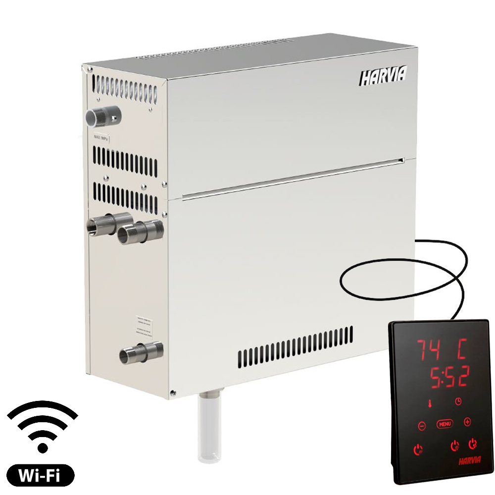Парогенератор Harvia HGD90XW мощностью 5,7 кВт, с выносным пультом управления WiFi в комплекте
