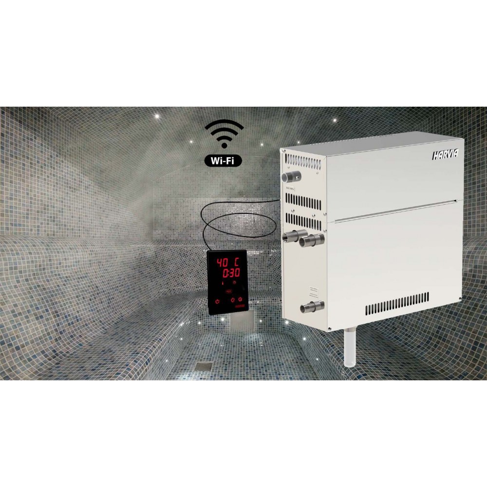 Парогенератор Harvia HGD90XW мощностью 9 кВт, с выносным пультом управления WiFi в комплекте