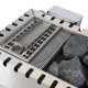 Электрокаменка VAPO-therm VG 70, 15 (9 + 6) кВт, парогенератор 3 кВт с системой автодолива, 16-20 м³, корпус нерж. сталь, 35 кг камней