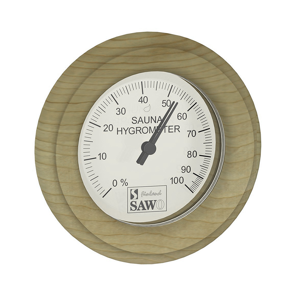 Гигрометр для бани SAWO 230-HD деревянный из кедра