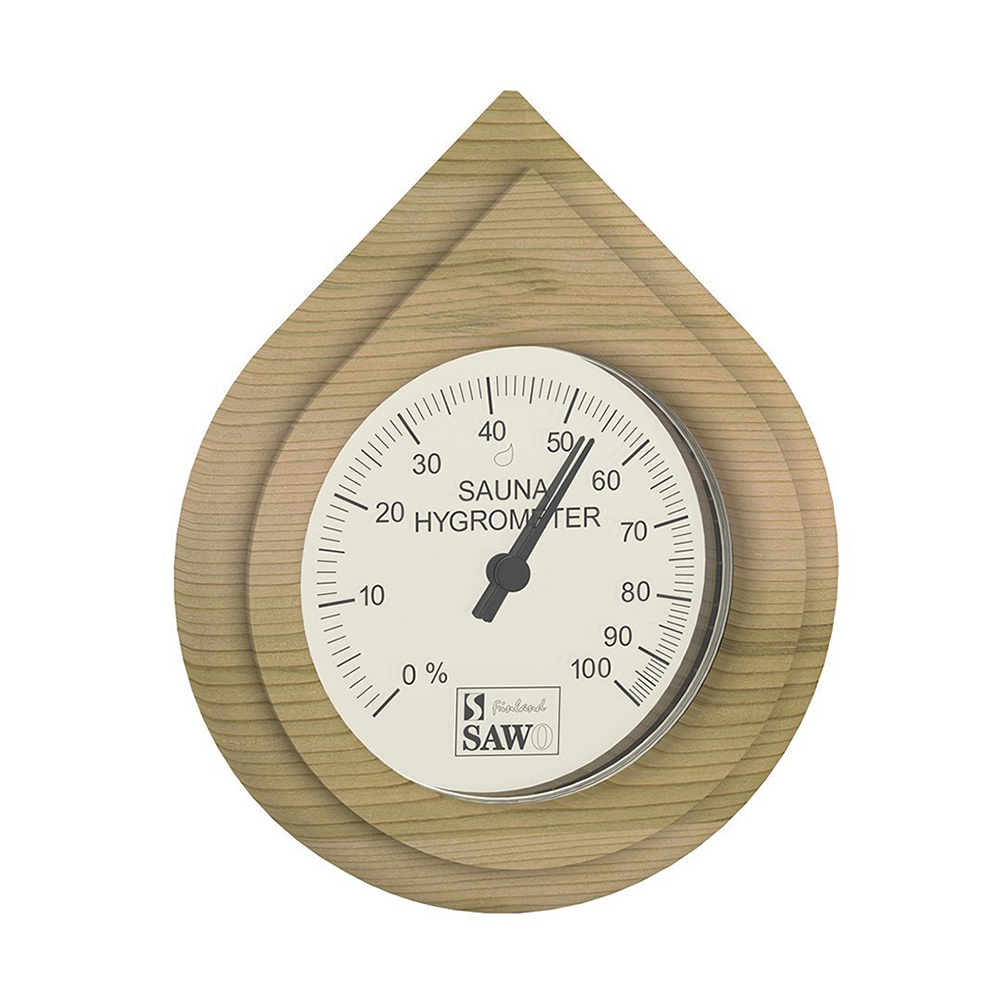 Гигрометр для бани SAWO 250-HD деревянный из кедра