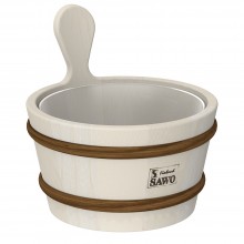 Кадушка SAWO 340-A осина с пластиковой вставкой 4 л