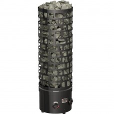 Печь для бани SAWO Aries Round Black ARI3-45NB-BL-P-C с встроенным управлением