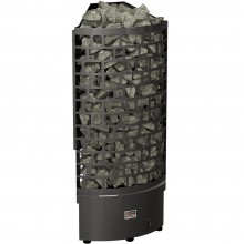 Печь для бани SAWO Aries Corner Black ARI3-45Ni2-CNR-BL-P-C с блоком мощности, пульт отдельный