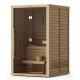 Сборная финская сауна SAWO Glass Front 1414RS-CD-G (1,4м х 1,4м, кедр, полностью стеклянная стена, дизайн Classic, правосторонняя дверь) без оборудования