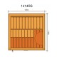 Сборная финская сауна SAWO Glass Front 1414RS-CD-G (1,4м х 1,4м, кедр, полностью стеклянная стена, дизайн Classic, правосторонняя дверь) без оборудования