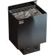 Электрическая печь Nordex Plus 2.0 Black NB настенная, встроенный пульт с блоком мощности, 8,0 кВт, черная