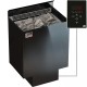 Электрическая печь Nordex Plus 2.0 Black Ni2 настенная, встроенный блок мощности, пульт дополнительно, 8,0 кВт, черная