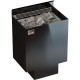 Электрическая печь Nordex Plus 2.0 Black Ni2 настенная, встроенный блок мощности, пульт дополнительно, 8,0 кВт, черная