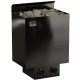 Электрическая печь Nordex Plus 2.0 Black Ni2 настенная, встроенный блок мощности, пульт дополнительно, 9,0 кВт, черная