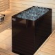 Электрическая печь Nordex Floor Black NS настенная, пульт и блок мощности дополнительно, 12,0 кВт, черная