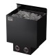 Электрокаменка Nordex Plus 2.0 Black NB настенная, встроенный пульт с блоком мощности, 4,5 кВт , 3-6 м³, черная