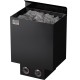 Электрическая печь Nordex Plus 2.0 Black NB настенная, встроенный пульт с блоком мощности, 8,0 кВт, черная