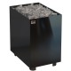 Электрическая печь Nordex Floor Black NS настенная, пульт и блок мощности дополнительно, 18,0 кВт, черная