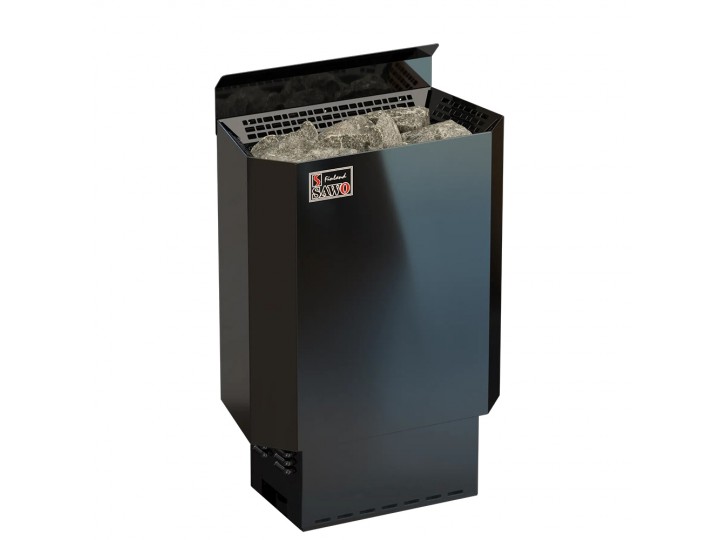 Печь для бани SAWO Nordex Mini Black NRM-30Ni2-BL-Z-C с блоком мощности, пульт отдельный