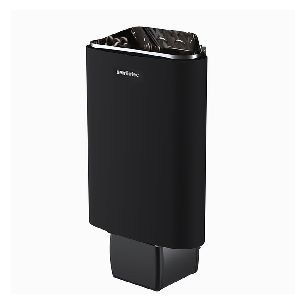 Электрическая печь для сауны Sentiotec 100E series, черная, 3,6 кВт без пульта
