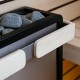 Электрическая печь для бани и сауны SENTIO BY HARVIA Concept R Mini Combi, 4.5 кВт с парогенератором