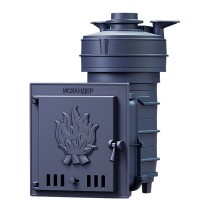 Чугунная банная печь Искандер ЗК 18 Pro