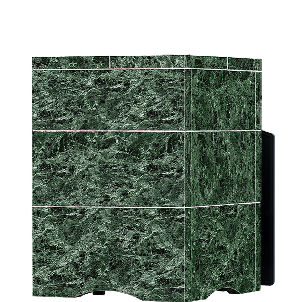 Печь Авангард ЗК 25 в облицовке Классика 790/40 Змеевик и панорамной дверцей со стеклом для парных до 25 м³