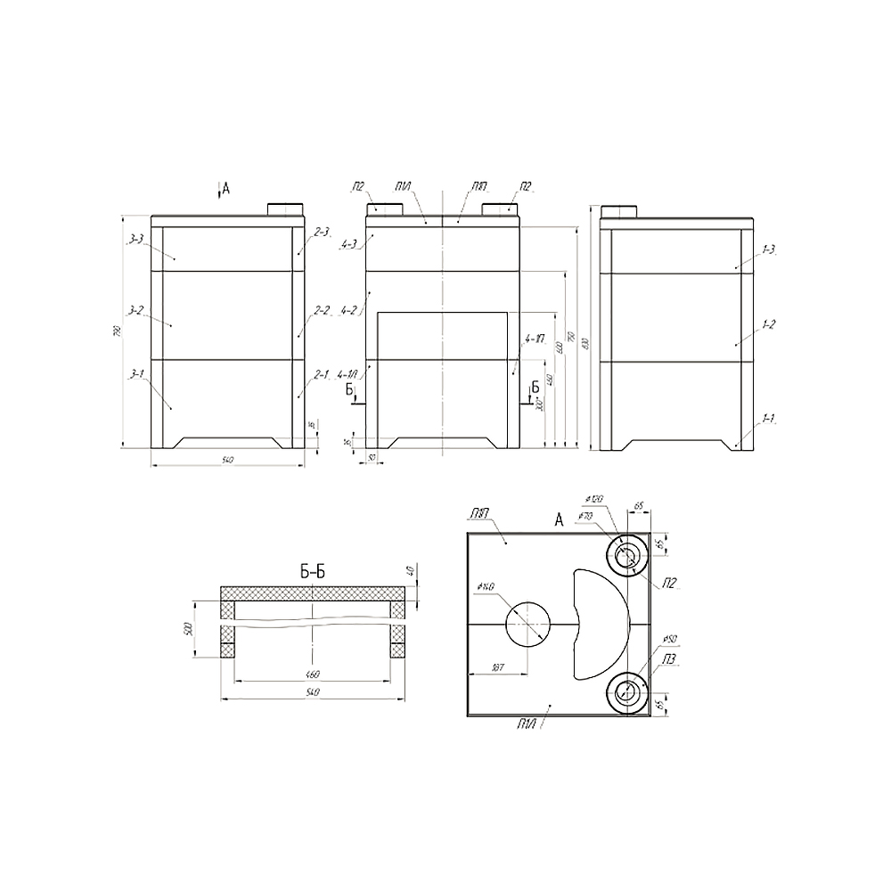 Печь Авангард ЗК 25 в облицовке Классика 790/40 Змеевик и дверцей со стеклом для парных до 25 м³