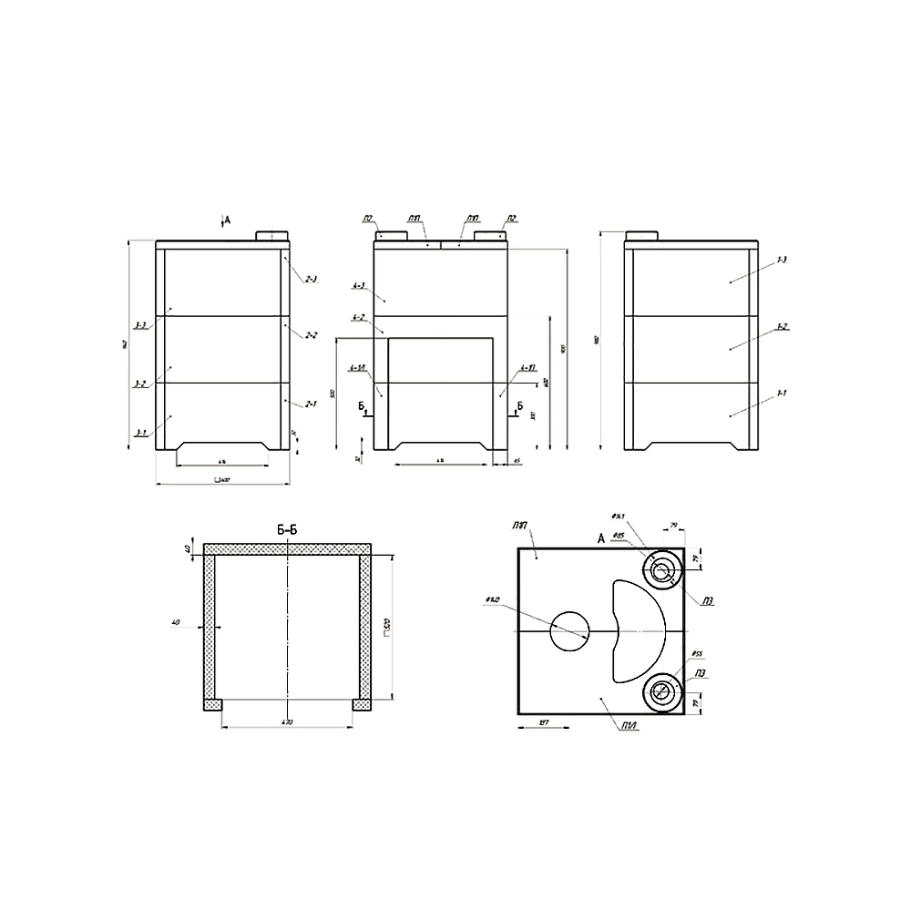 Печь Авангард ЗК 35 в облицовке Классика 940/40 Змеевик и панорамной дверцей со стеклом для парных до 35 м³