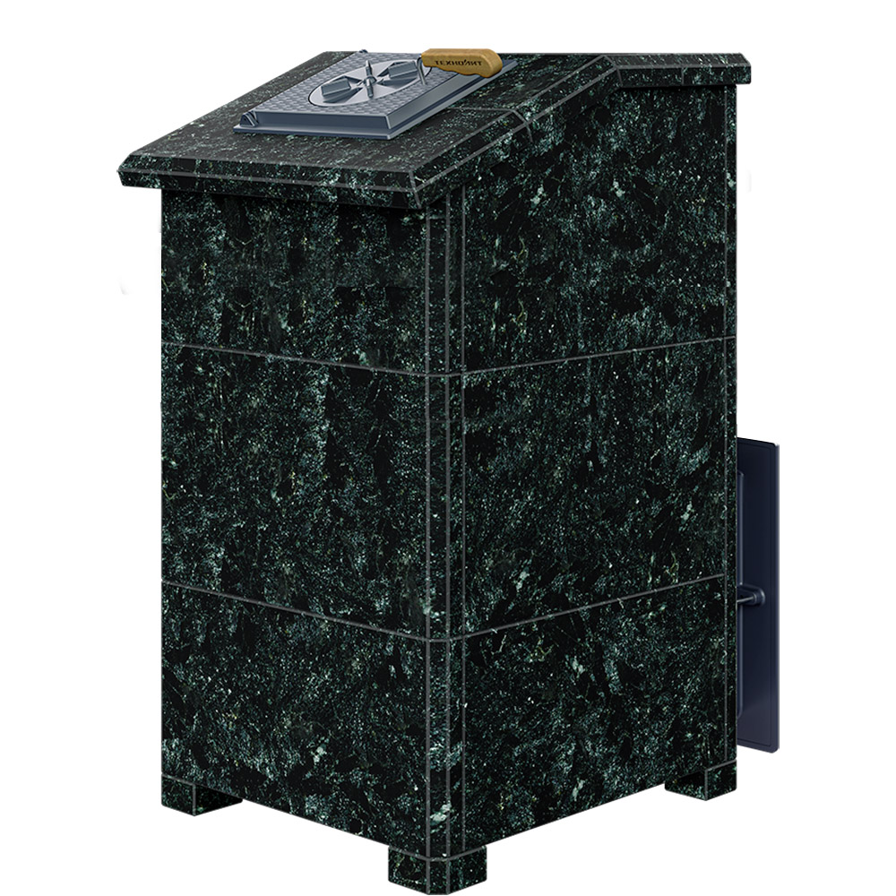 Печь Гроза 24 в облицовке Классика 930/30/40 Пироксенит и дверцей со стеклом для парных до 24 м³