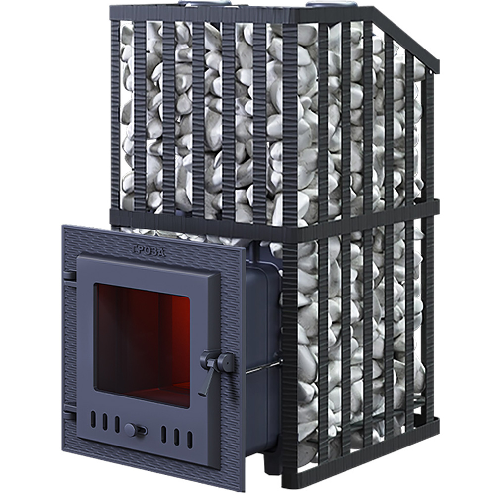 Чугунная банная печь Гроза 24 (М) Ураган