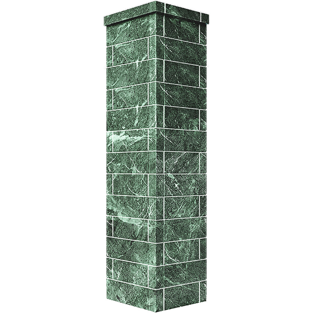 Облицовка Змеевик кирпич высотой 1040 мм на трубу печей Авангард