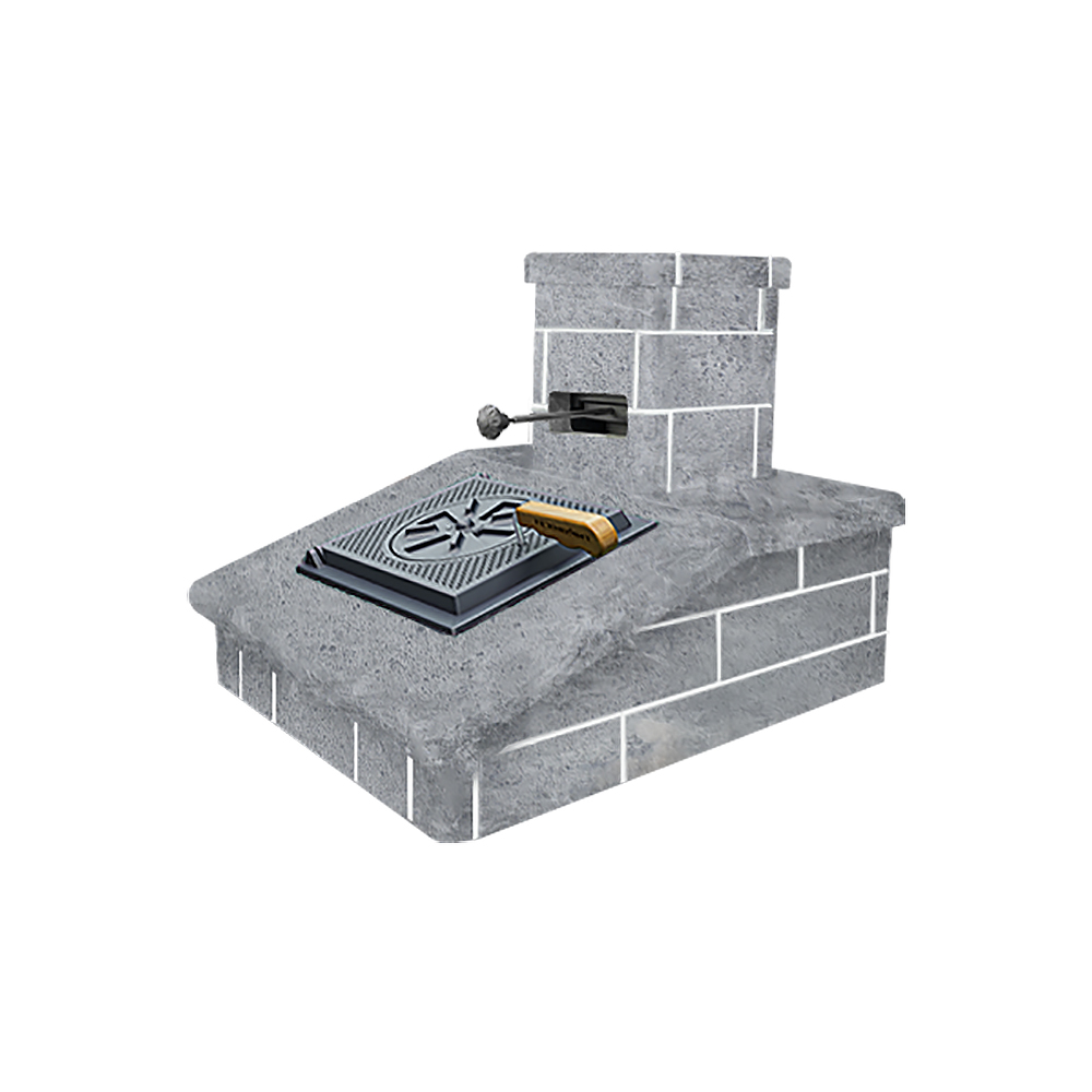 Облицовка Талькомагнезит кирпич высотой 340 мм на трубу печей Авангард