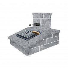 Облицовка Талькомагнезит кирпич на трубу Авангард, GFS ЗК, Гром под шибер