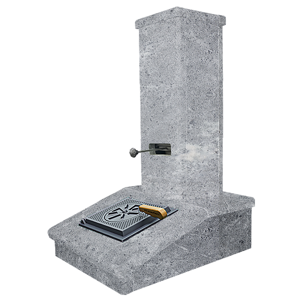 Облицовка Талькомагнезит под шибер на трубу печей GFS ЗК 18/25/30/40, Гром 30/40/50/80