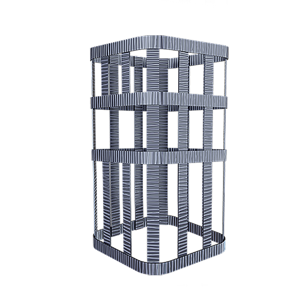 Сетка для камней квадратная 250х250 и высотой 500 мм на трубу под шибер 115 для Гроза 24