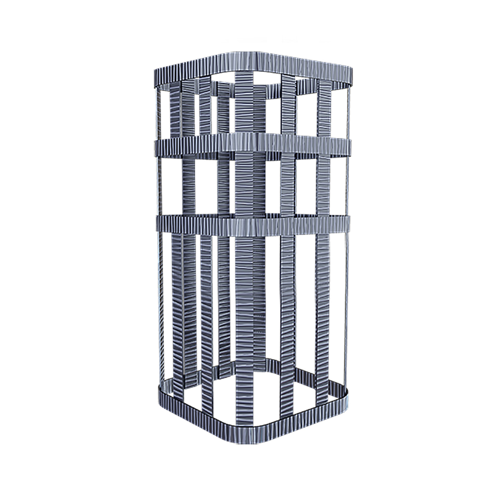 Сетка для камней квадратная 250х250 высотой 600 мм на трубу под шибер 115 для Гром 30