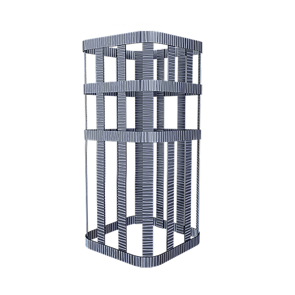 Сетка для камней квадратная 250х250 высотой 600 мм на трубу под шибер 115 для Гром 30
