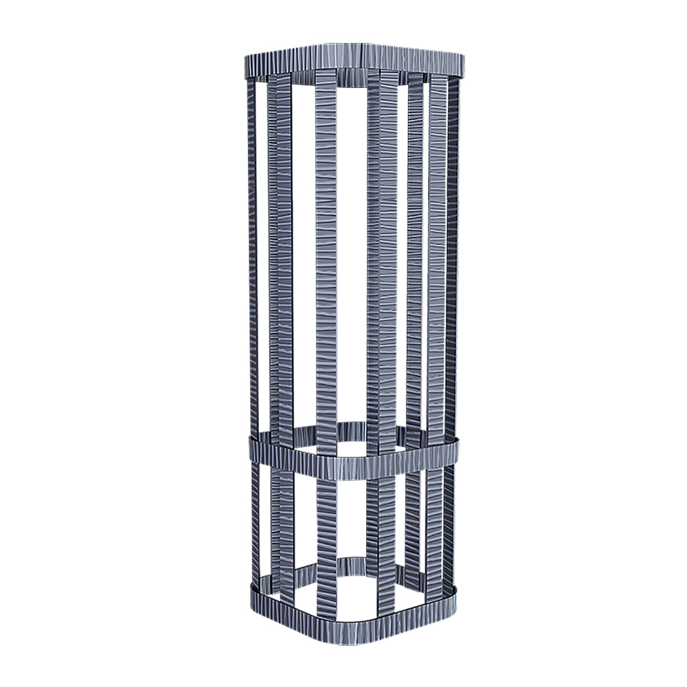 Сетка для камней квадратная 250х250 высотой 750 мм на трубу Ураган 115\130 для GFS ЗК 18/25/30, Гроза 18, Гром 30