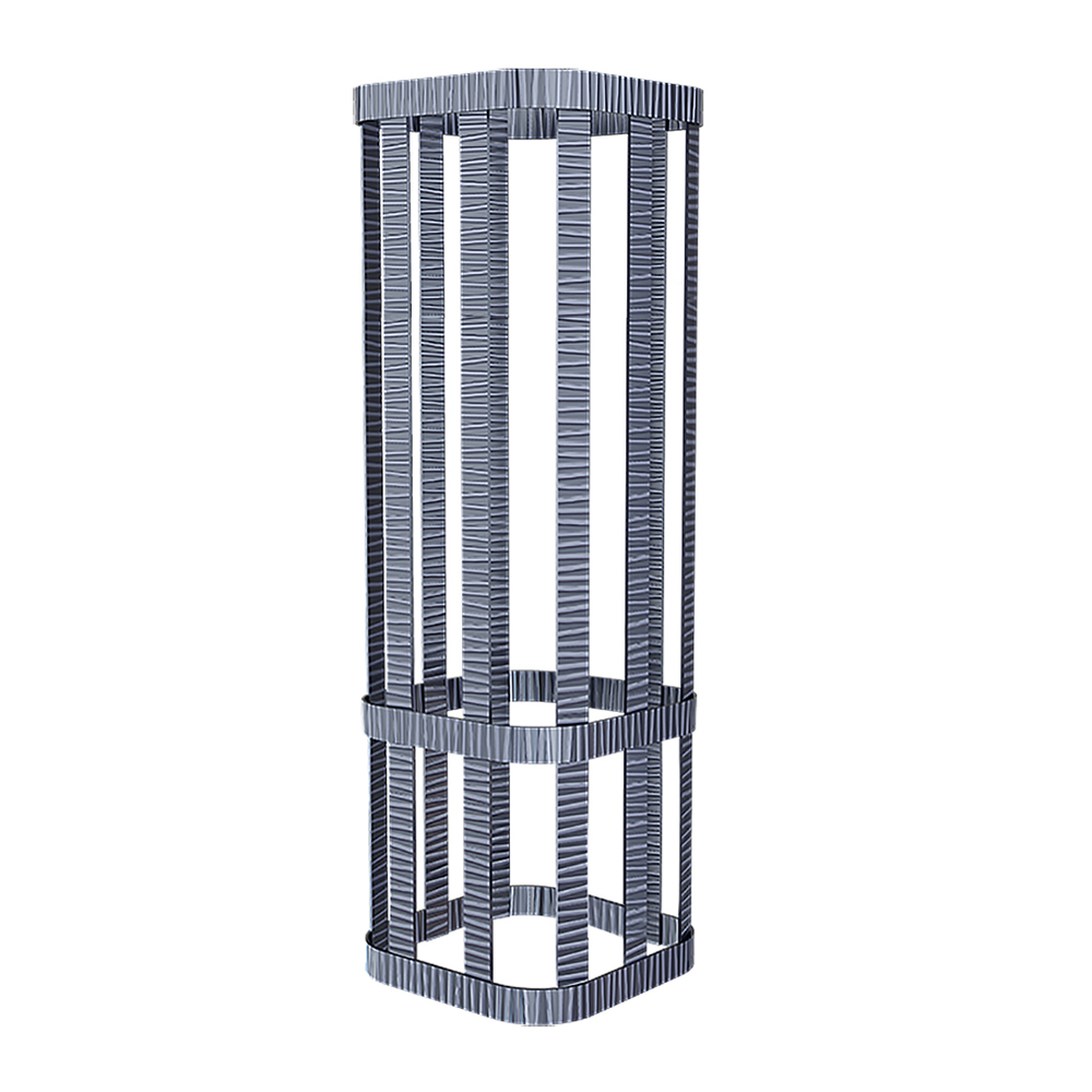 Сетка для камней квадратная 250х250 высотой 750 мм на трубу Ураган 115\130 для GFS ЗК 18/25/30, Гроза 18, Гром 30