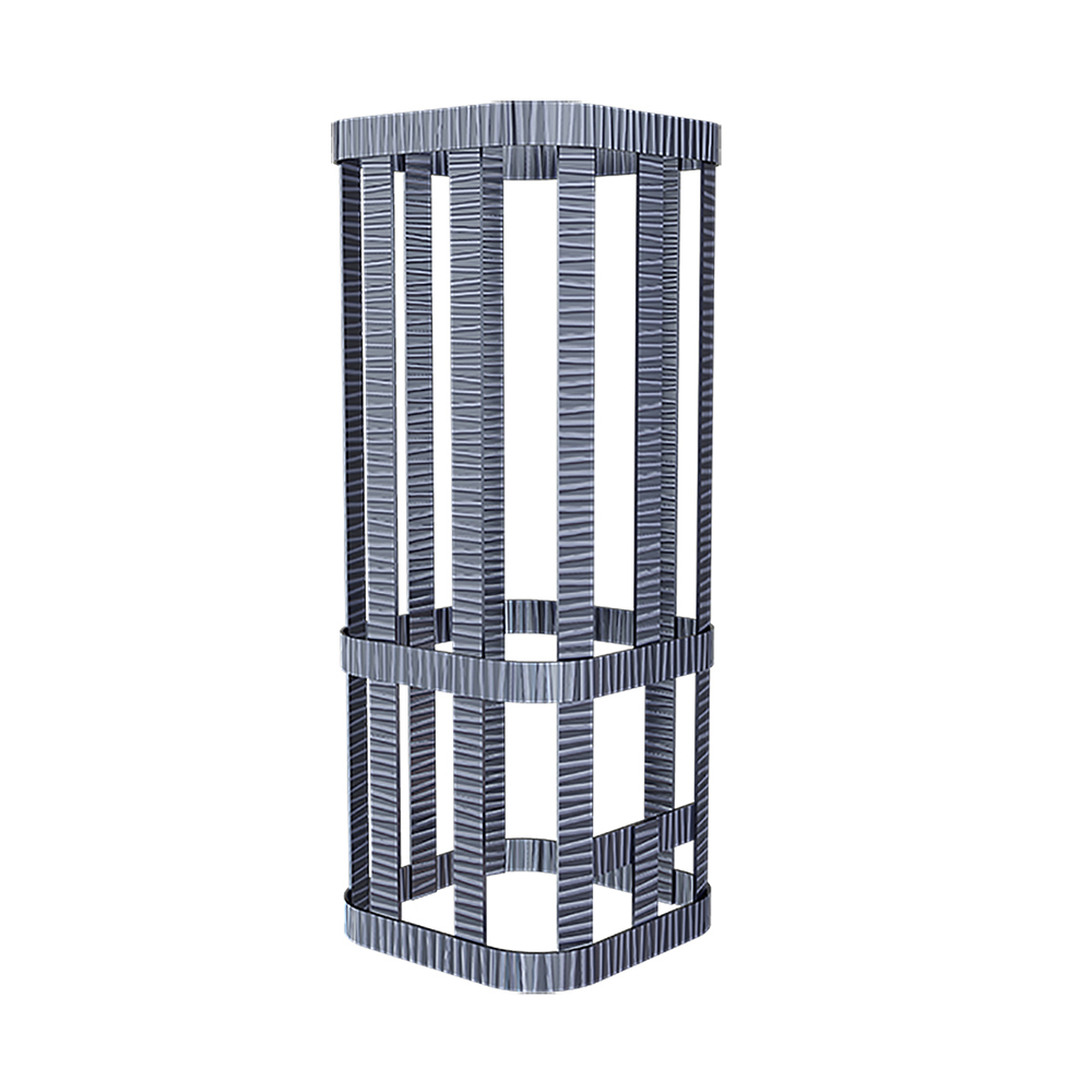 Сетка квадратная 260х260 высотой 700 мм на трубу Ураган под шибер 150 для Гром 40