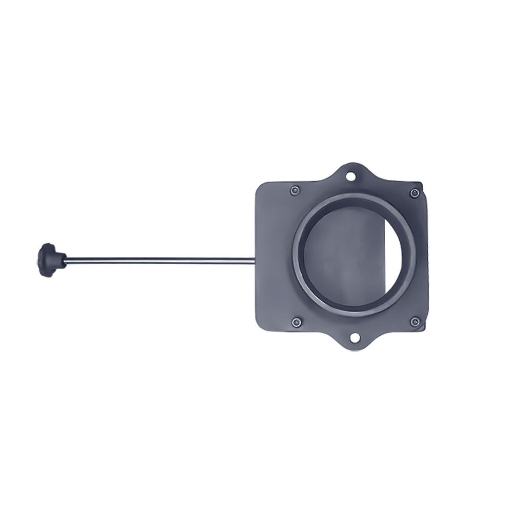 Чугунный шиберный блок на печи GFS/Гроза/Гром/Авангард для трубы 500/1000 диаметром 115/130/150/180